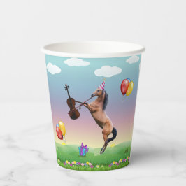 ホースズ遊ザヴァイオリン誕生日 紙コップ