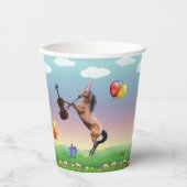 ホースズ遊ザヴァイオリン誕生日 紙コップ (正面)