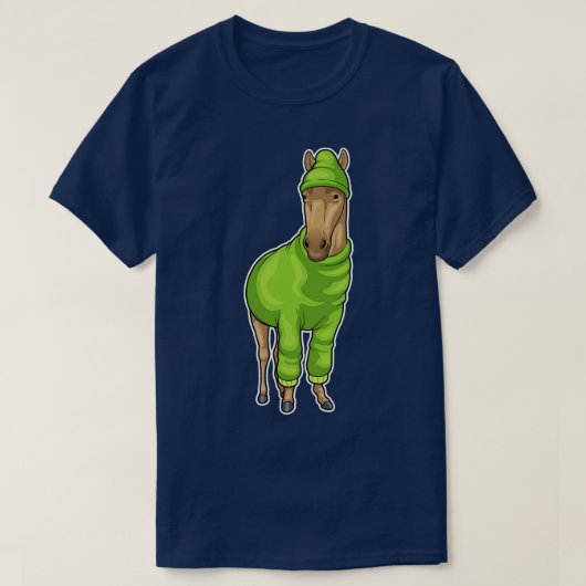 ホースセータービーニー Tシャツ (デザイン正面)