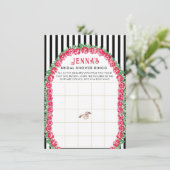 ホースダービーブライダルシャワービンゴ エンクロージャーカード (スタンド正面)