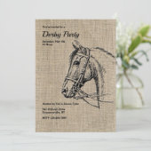 ホースダ素朴ービーパーティー 招待状 (スタンド正面)