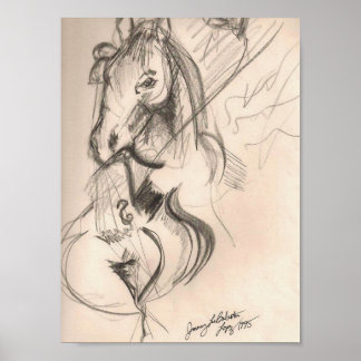 ホースチェロアートポスター ポスター