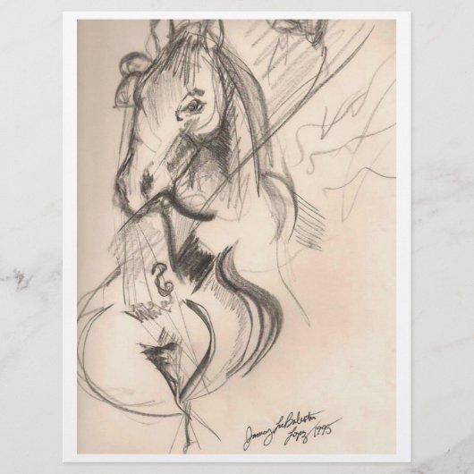 ホースチェロスケッチフライヤー チラシ (正面)