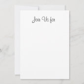 ホースツインズマーレ&フォールズホースベビー招待状 招待状 (裏面)