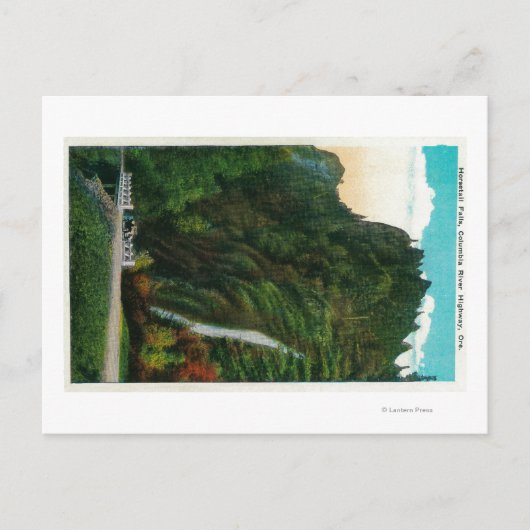 ホーステール滝インコロンビアリバーゲージ ポストカード (正面)