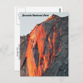 ホーステール秋「ファイア秋」ヨセミテ葉書 ポストカード (正面/裏面)