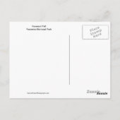 ホーステール秋「ファイア秋」ヨセミテ葉書 ポストカード (裏面)