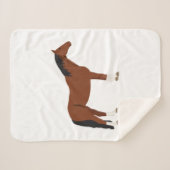 ホースデザイン シェルパブランケット (正面(横))