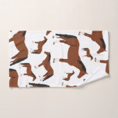 ホースデザイン バスタオルセット (ハンドタオル)