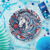 ホースデザイン ペーパープレート (パーティー)