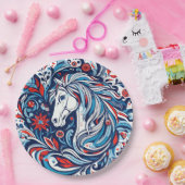 ホースデザイン ペーパープレート (パーティー)