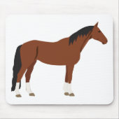 ホースデザイン マウスパッド (正面)