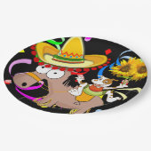 ホースハッピーバースデー紙プレート ペーパープレート (アングル)