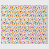 ホースハロウィーンギフトラッピング紙 ラッピングペーパー (フラット)