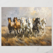 ホースハートギャロピンズ絵画スクラップブック紙 (正面)