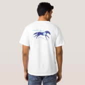 ホースハートハートヒーリングバイブTシャツ Tシャツ (裏面フル)