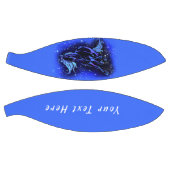 ホースバスケッランニングトボールズインブルーナイトカスタム文字 バスケットボール (パネル)