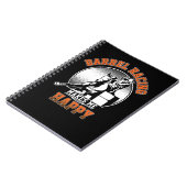 ホースバレルレーシングロデオ馬レーサーライディング1時間 ノートブック (左側)