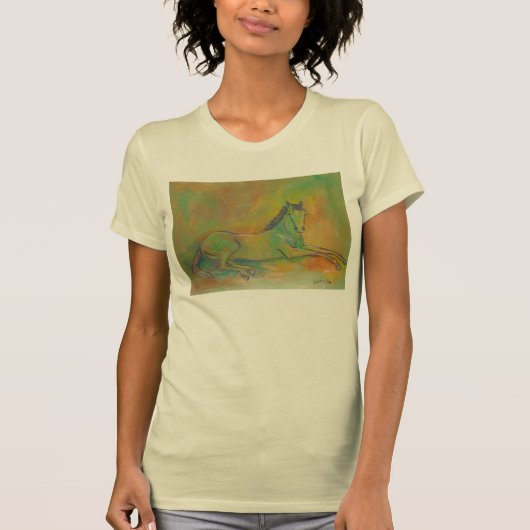 ホースパステルポートレートTシャツ Tシャツ (正面)