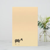 ホースパステル絵を描文房具紙 便箋 (スタンド正面)