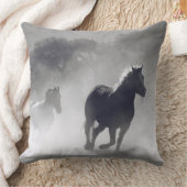 ホースパワーデザインコットン装飾用クッション クッション (ブランケット)