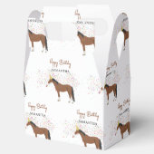 ホースパートイングファームアニマルズ名前をカスタムする誕生日 フェイバーボックス (オープン)