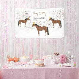 ホースパートイングファームアニマルズ誕生日 横断幕