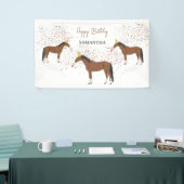 ホースパートイングファームアニマルズ誕生日 横断幕 (トレードショー)