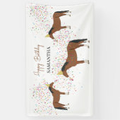 ホースパートイングファームアニマルズ誕生日 横断幕 (縦)