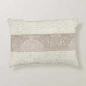 ホースビッツエクエストランバーンデコールニュートラルシック アクセントクッション (正面)