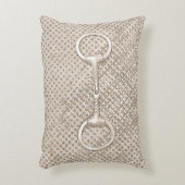 ホースビットニュートラルズエクエストリアンバーンドコール アクセントクッション (正面(垂直))