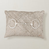 ホースビットニュートラルズエクエストリアンバーンドコール アクセントクッション (裏面)