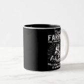 ホースファリアヒーローホースシューズホフトリミングウマ科の ツートーンマグカップ (正面右)