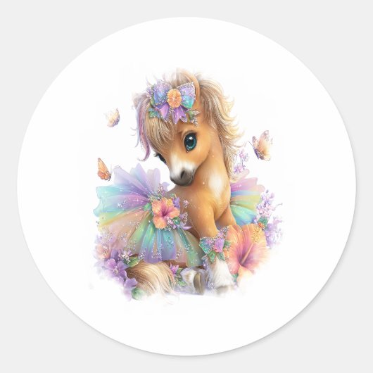 ホースファームレインボーサマー ラウンドシール (正面)