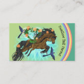 ホースファームレインボーフォール&ママホース 名刺 (正面)
