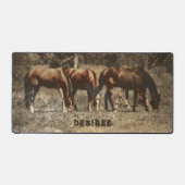 ホースファームヴィンテージカントリー素朴ウェスタン デスクマット (正面)