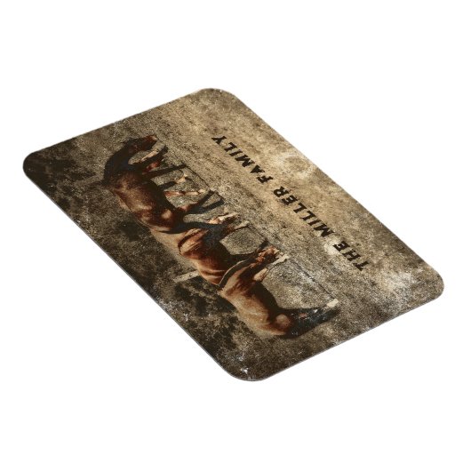 ホースファームヴィンテージカントリー素朴ウェスタン マグネット (右側)