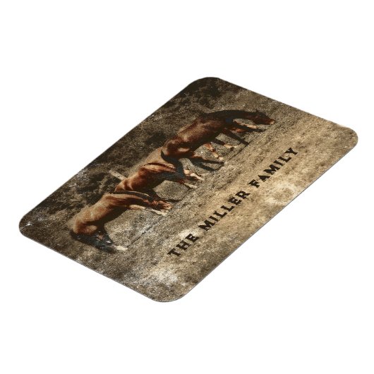 ホースファームヴィンテージカントリー素朴ウェスタン マグネット (左側)