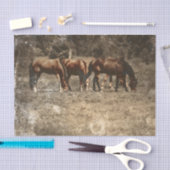 ホースファームヴィンテージカントリー素朴ウェスタン 薄葉紙 (クラフト)