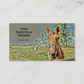 ホースファーム素朴カントリー 名刺 (正面)