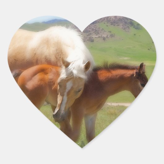 ホースフォトマーレとフォールホームアンドキッチンデコール ハートシール (正面)