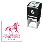 ホースフォーマルクラシックファミリーネーム&差出人住所 セルフインキングスタンプ (インサイチュ)