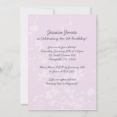 ホースフォールガールズ誕生日招待状 招待状 (裏面)