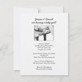 ホースフォールベビーシャワー招待状 招待状 (裏面)