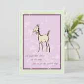 ホースフォールベビーシャワー招待状 招待状 (スタンド正面)