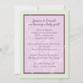 ホースフォールベビーシャワー招待状 招待状 (裏面)