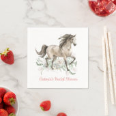 ホースフローラ誕生日パーティナプキン スタンダードカクテルナプキン (インサイチュ)