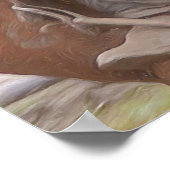 ホースブラウンウエスタンロデオカウボーイ ポスター (角)