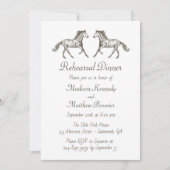ホースブラウンカントリーウェスタンリハーサルディナー 招待状 (正面)