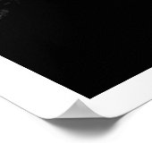 ホースブラック&ホワイト ポスター (角)